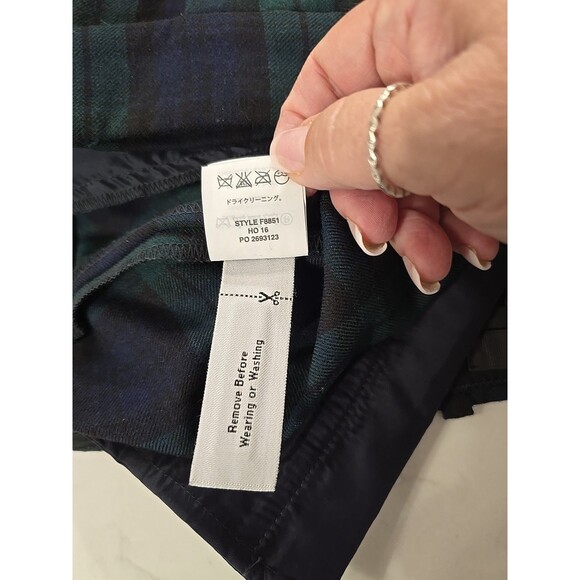 J Crew Maddie Preppy Plaid Tartan Office Career Wool Blend Ankle Pants Womens 6 - Picture 10 of 10